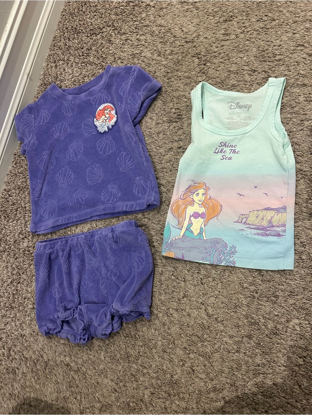 Little Mermaid set
